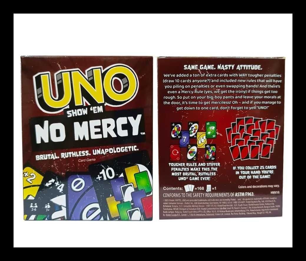 Игра с карти UNO Show 'em No Mercy