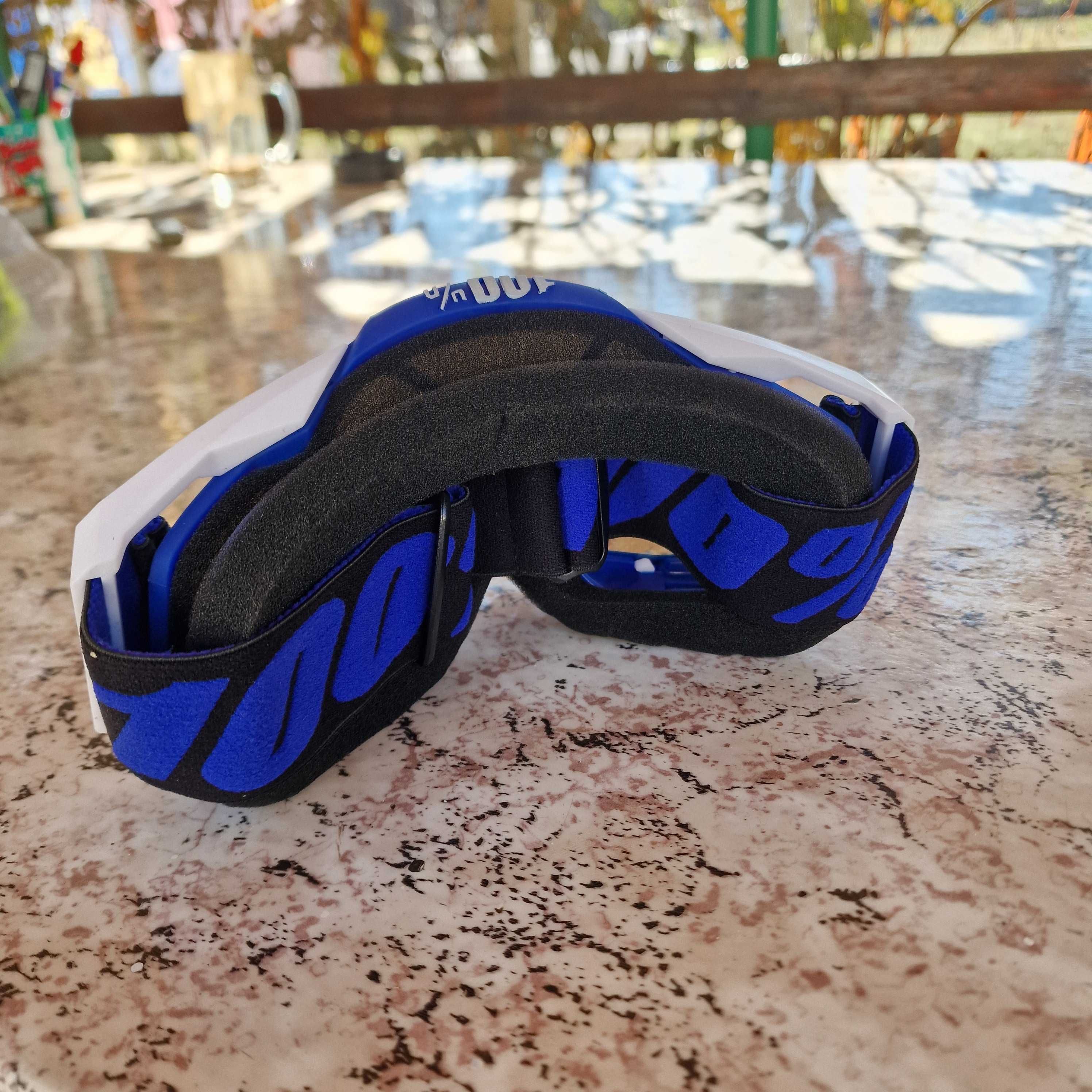 Мотокрос ендуро очила goggles гугълс за каска 100% процента gogles