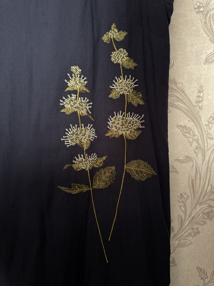 Платье женское из льна