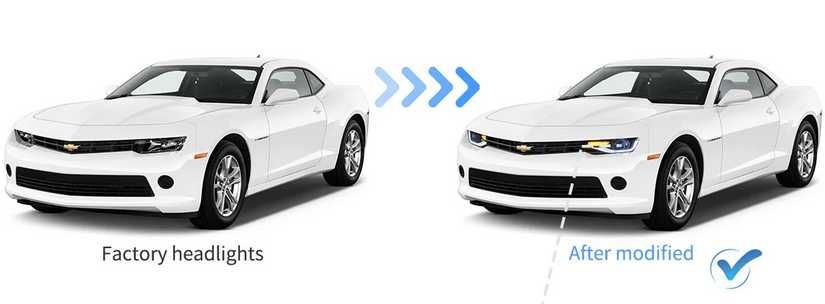LED фарове Chevrolet Camaro 2014-2015