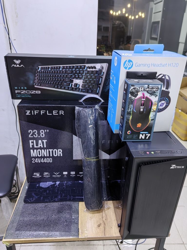 Компьютер xeon 2680v4 14/28поток/RX 580 8/SSD240/HDD500