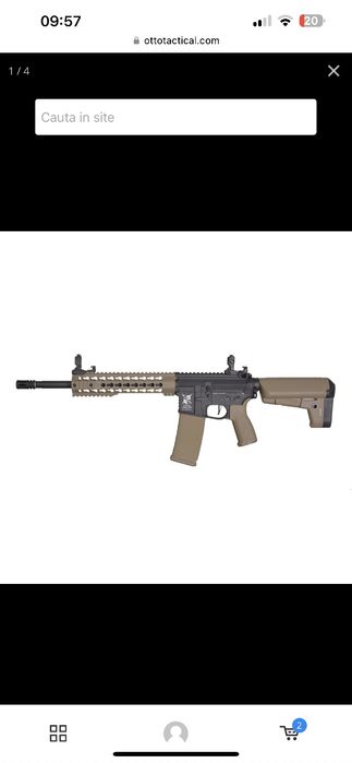 Arma airsoft+echipament+accesorii