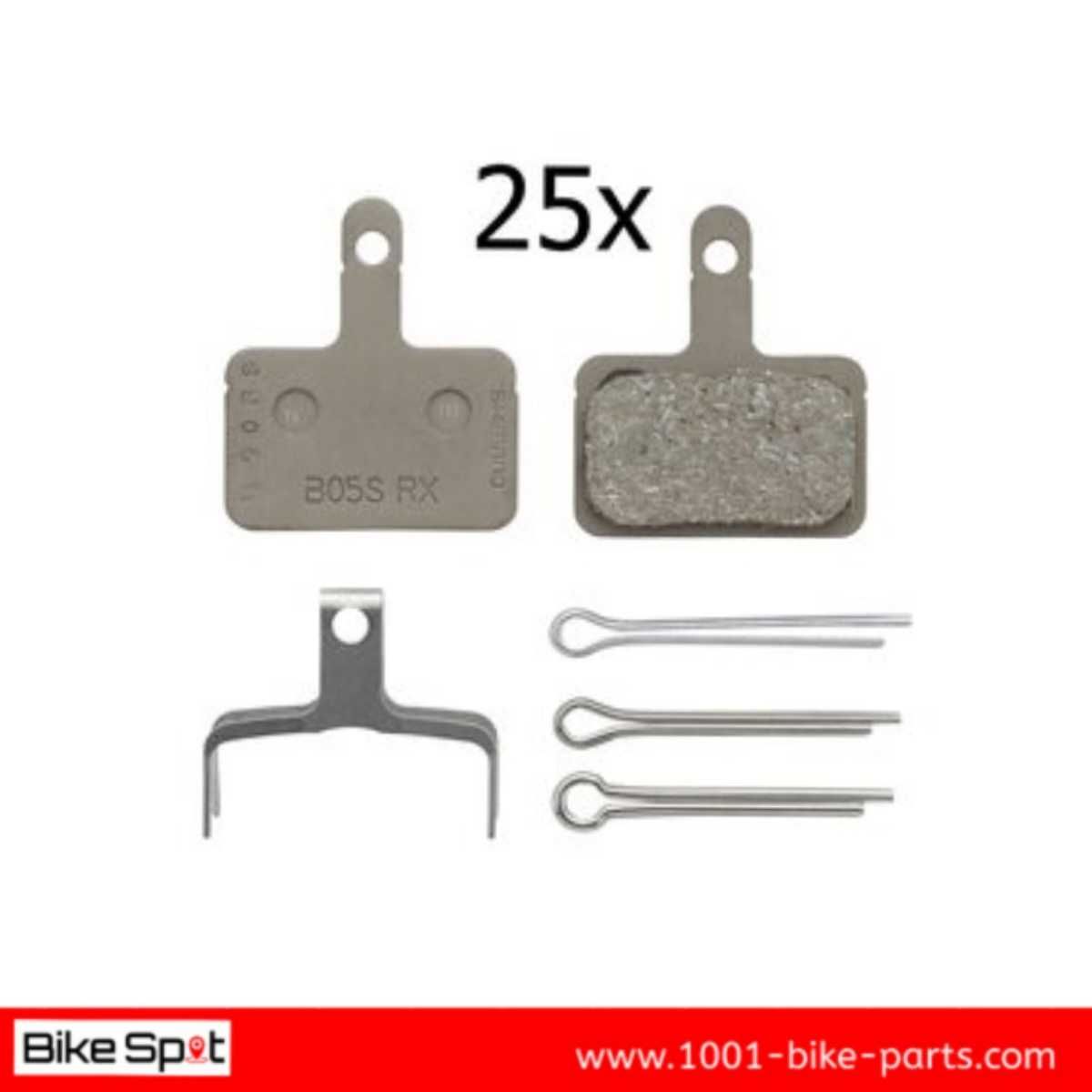 B05S-RX Resin Disc Brake Pads 25pcs Work Shop Box Накладки B01S B03S