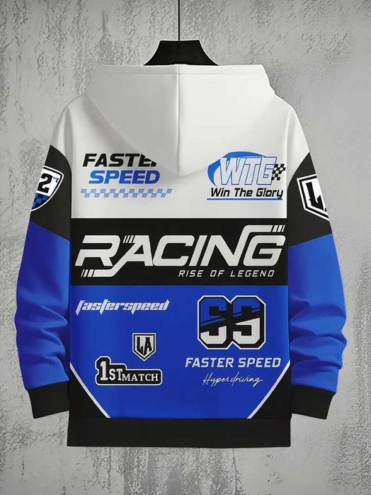 Bluza rracing -size M,-cu design deosebit de înaltă calitate