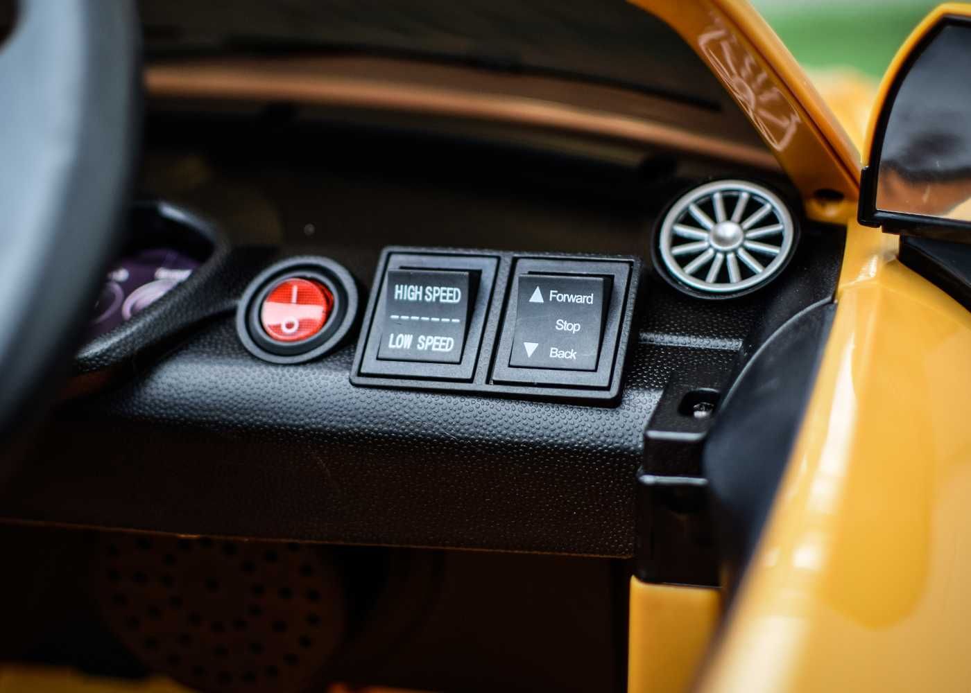 Masinuta electrica pentru copii, Audi TTRS 2x 35W 12V, BT #Yellow