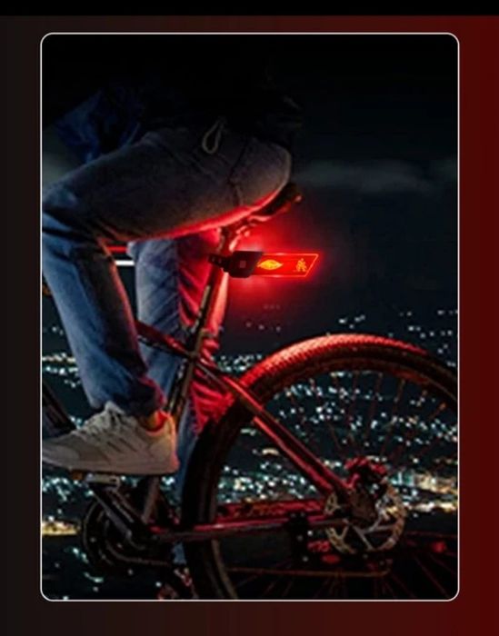 Stop bicicleta lampa super luminos încărcare USB led