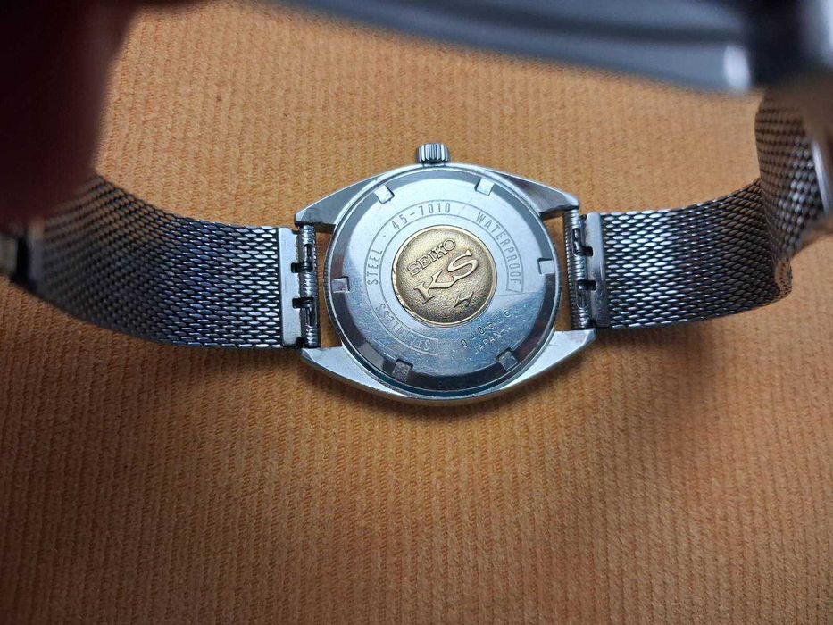 King Seiko KS 45-7010 ръчно навиване 36000 bph 25j Сейко