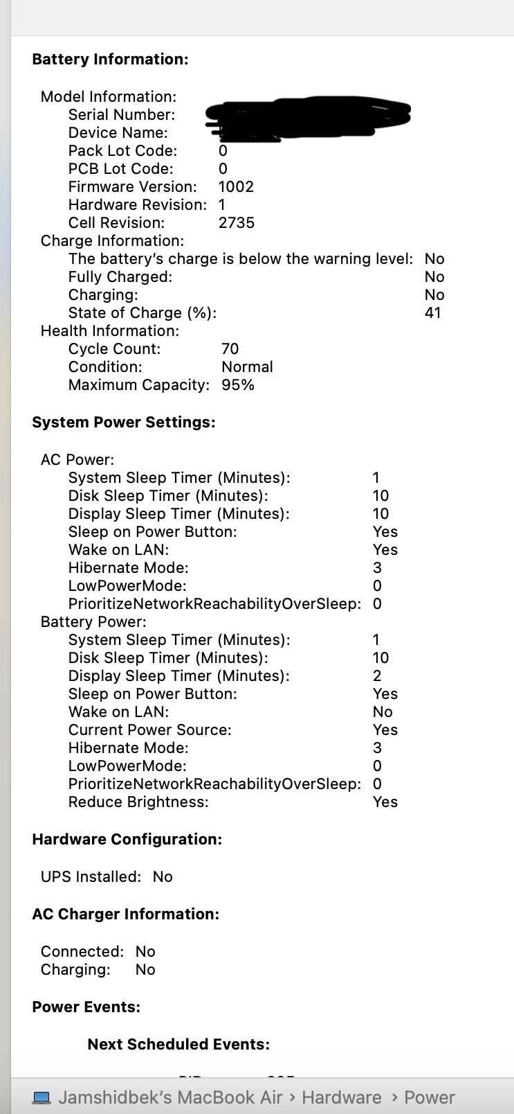 MacBook Air  13-inch 6/512