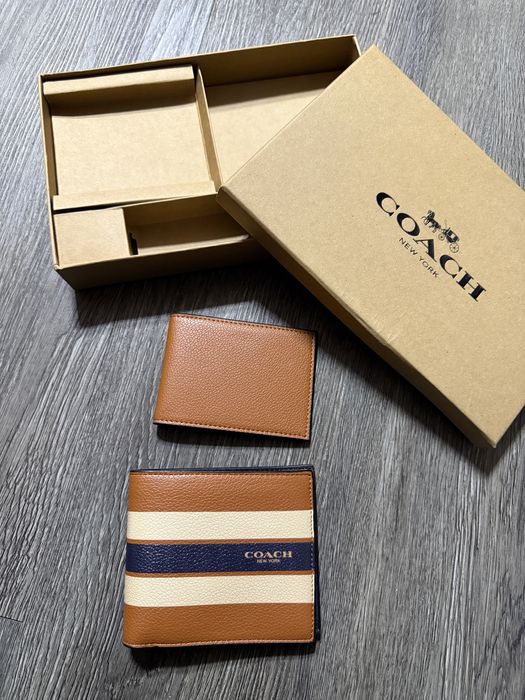 Set Portofel Coach + Cardholder nou/new