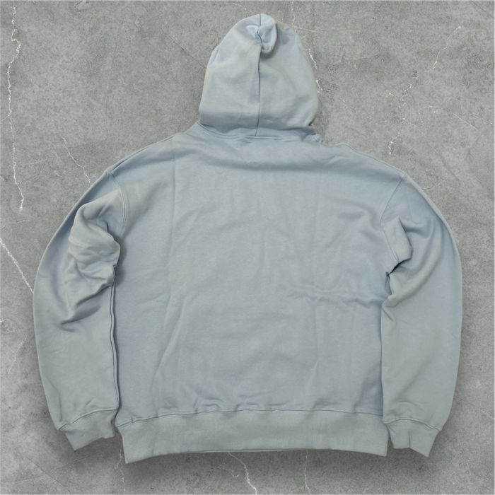 Hanorac SP5DER baby blue cu print alb puffy conturat de pietricele S