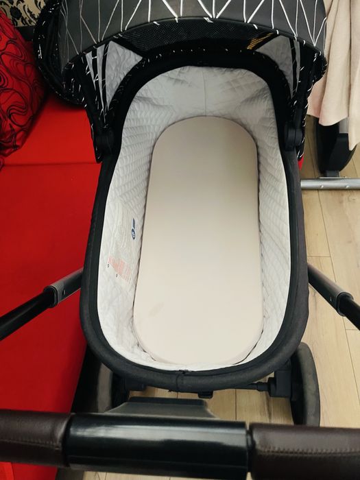 Комбинирана количка Lorelli - Ramona 3в1, Silver Stripe