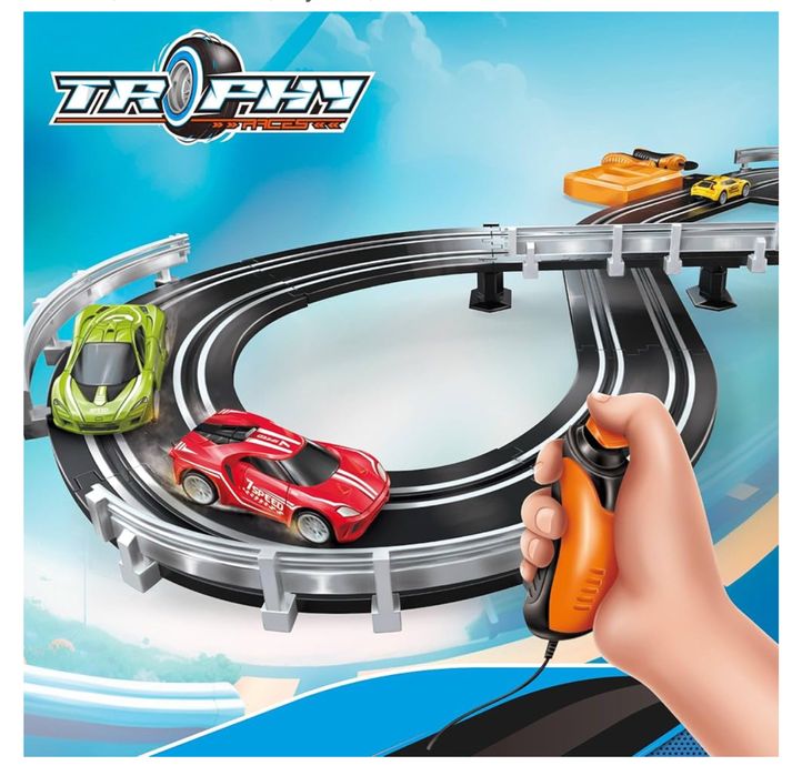 Pistă de curse Speed&Go , 2 masinute , 232cm pista