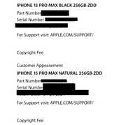 Iphone 15 Pro Max 256gb Nou Sigilat, factura, garantie