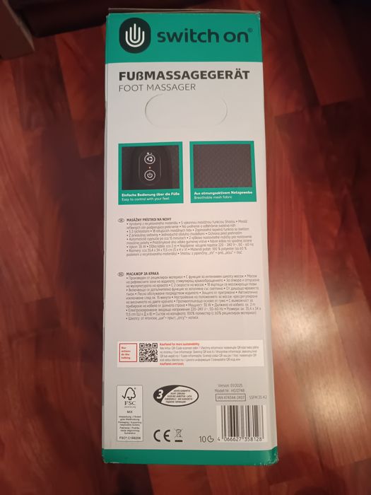 Aparat masaj picioare SwitchOn-Produs sigilat !