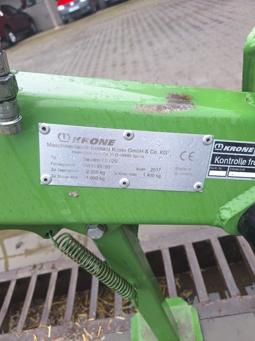 Krone grebla 6 m 2017 kuhn claas