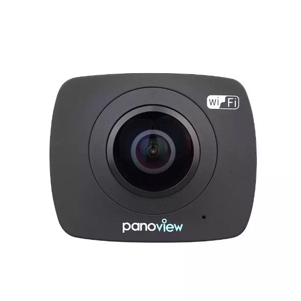 Экшн камера панорамная Panoview 360° 2-х сторонняя 8 MPX Fisheye + LED