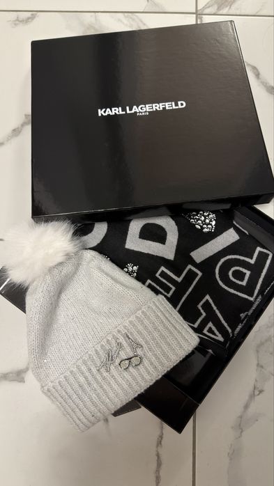 Шал шапка Karl Lagerfeld оригинални
