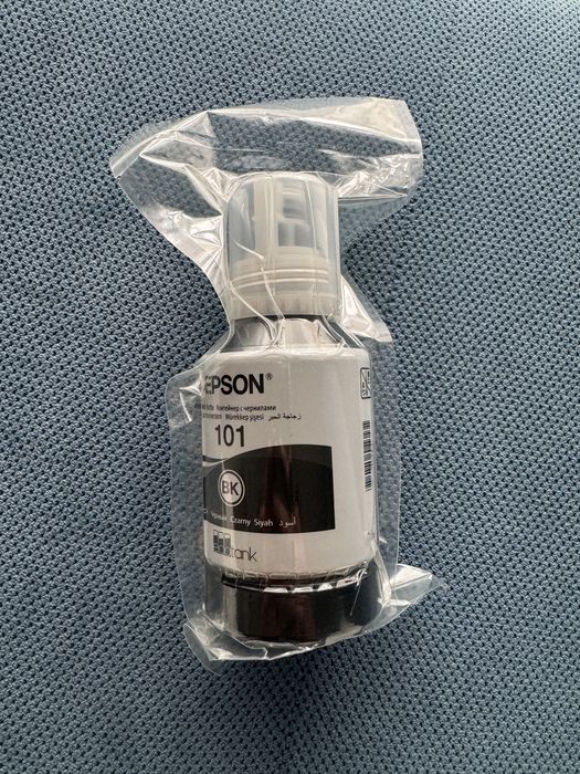 Оригинално Черно мастило за принтер Epson eco tank 120ml