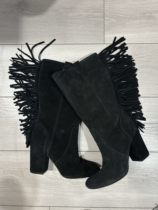 Дамски ботуши велур