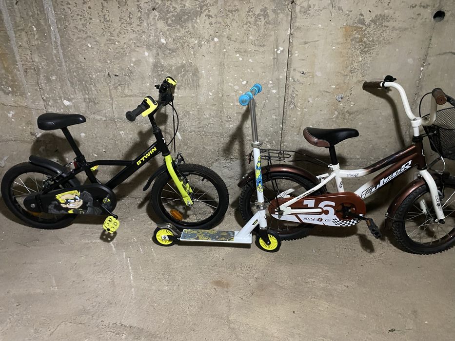 2 Biciclete si trotineta copii 3-6 ani toate la pretul afisat!!!