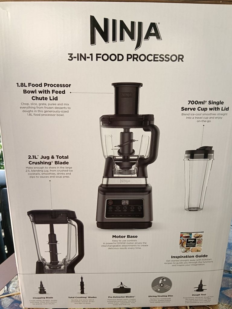 Blender multifuncțional Ninja 3 in 1  120w