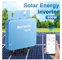 Invertor solar Jadeshay, 600 W Micro invertor Grid Tie Invertor DC20V-