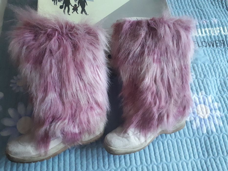 Сапоги унты для девочки