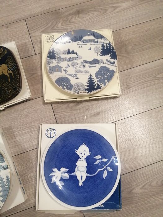 Vand farfurie Decorativa Arabia Finland Joululautanen 1978-1983