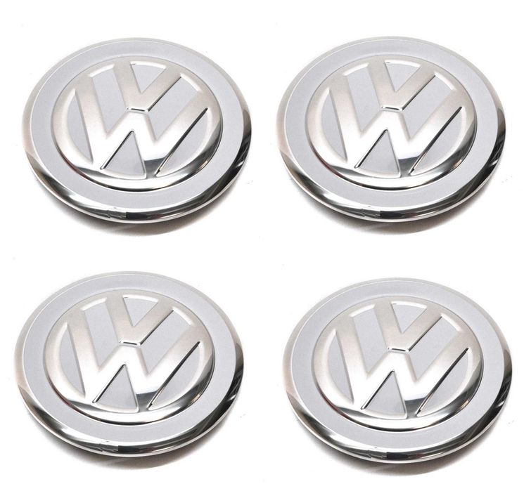 Set 4 Capace VW 60mm din plastic pentru jante aliaj