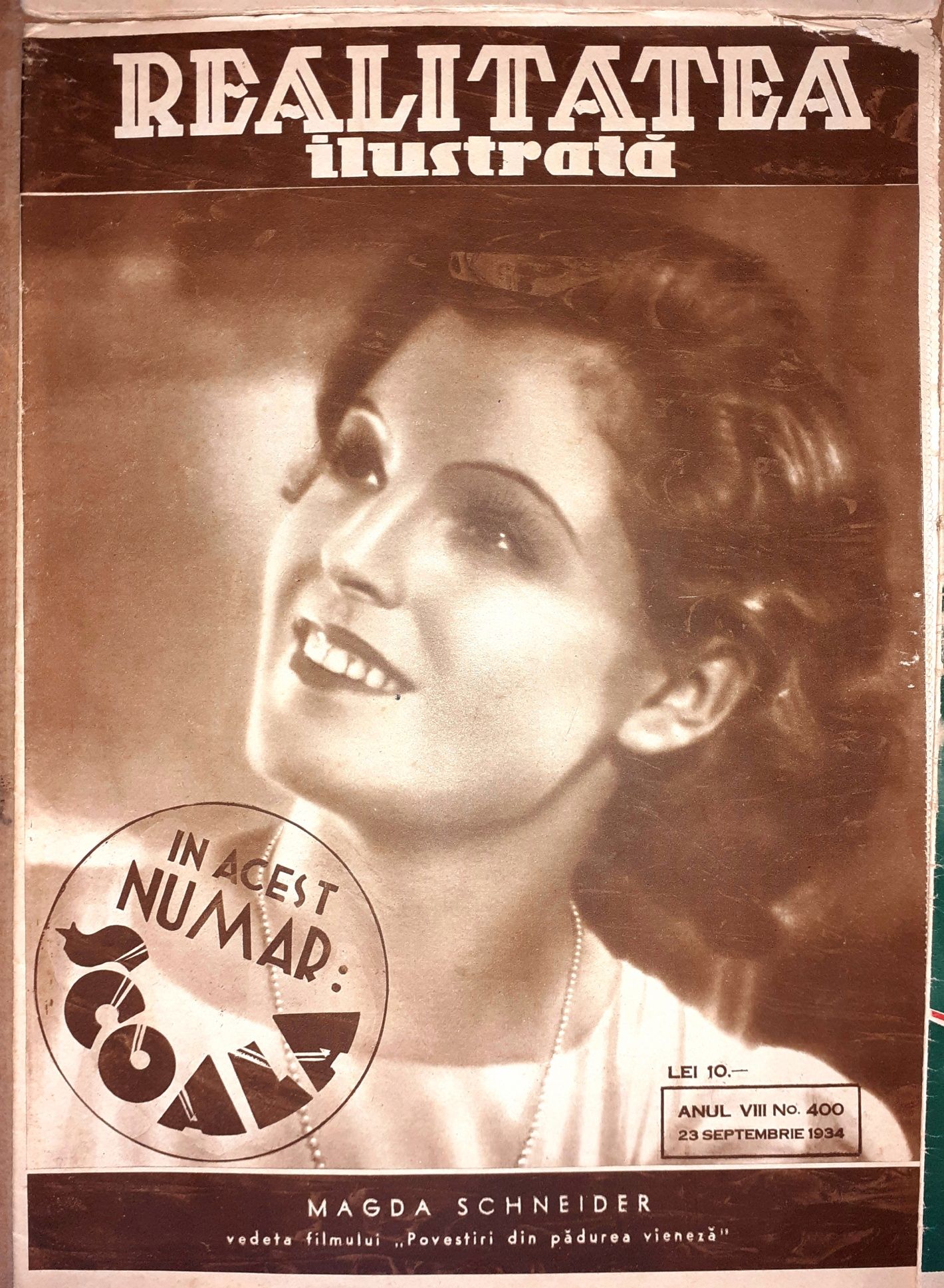 Reviste *Realitatea ilustrată* 1931-1934