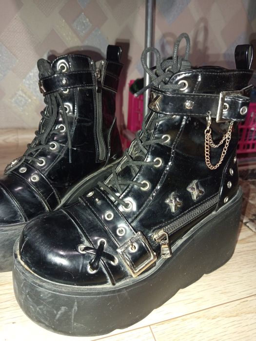 сапоги на платформе