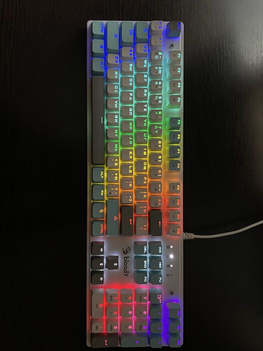 Клавиатура A4Tech Bloody S510R белая