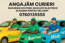 Vrei să livrezi cu Glovo, Bolt sau Wolt? Angajăm curieri! In Braila