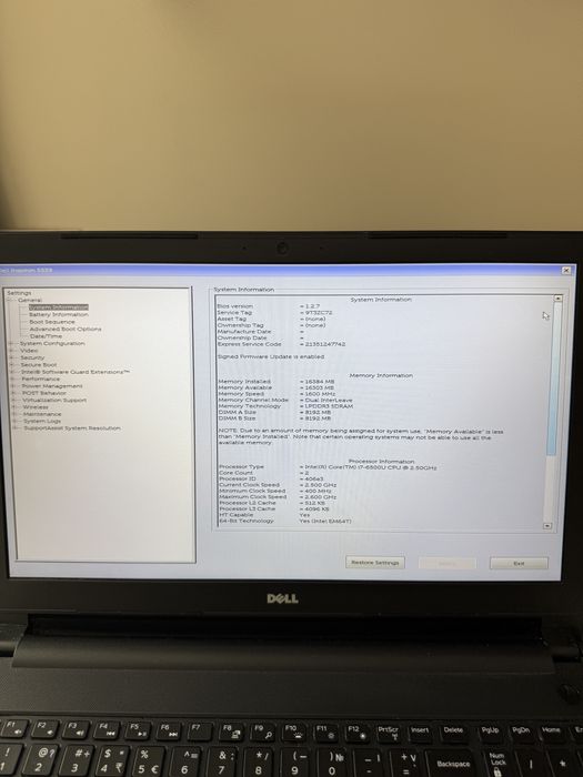 Лаптоп Dell inspiron 5559