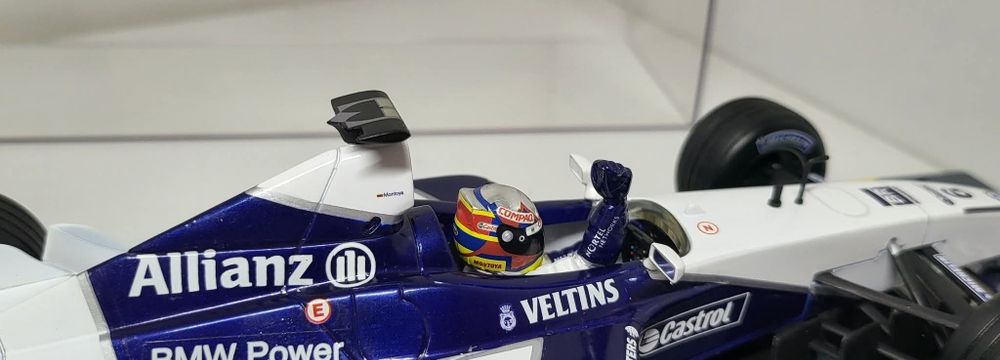 Machetă Williams BMW FW23 2001 Montoya 1/18 HOTWHEELS