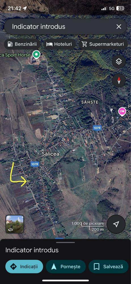 teren cu autorizatie salicea