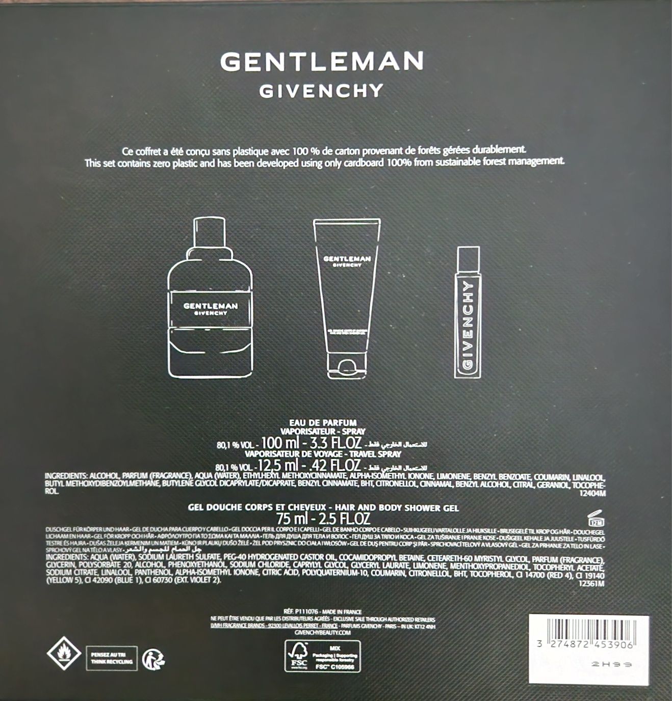 Парфюмерный набор GENTLEMAN GIVENCHY