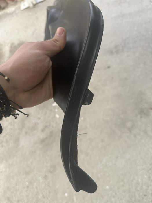 Difuzor Fibra Cleme Evacuare Dubla bara spate cu nervuri BMW E60 E61