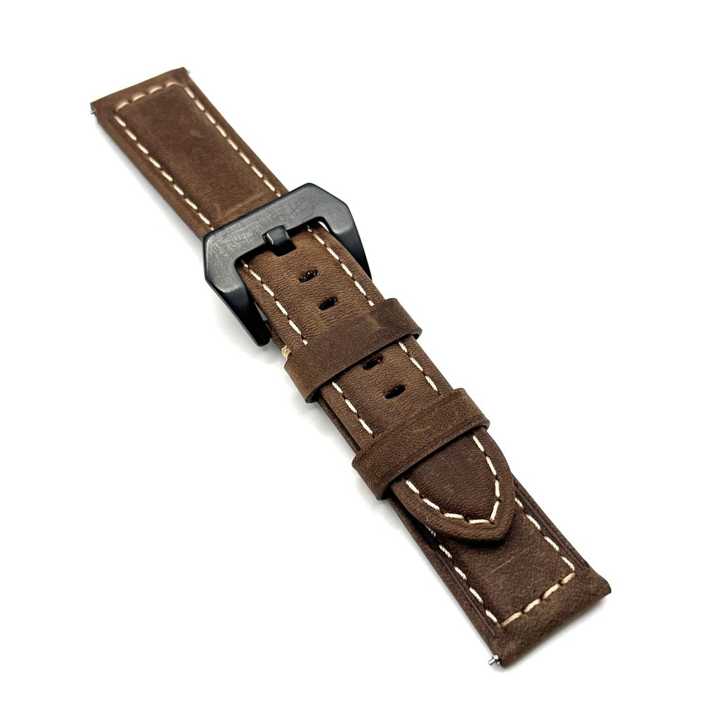 НОВО! Каишки от ЕСТЕСТВЕНА кожа за Apple Watch/Samsung/Garmin/Huawei