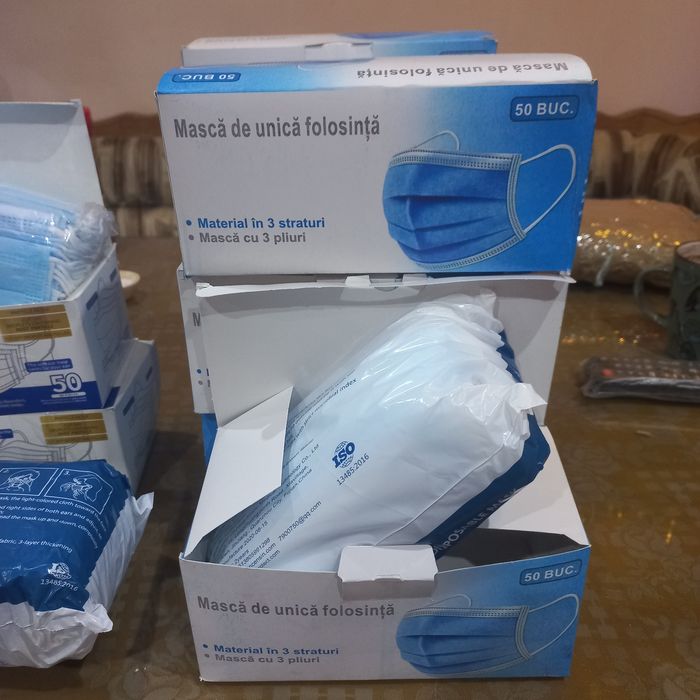 Masti protecție 3 straturi 50 buc cutia