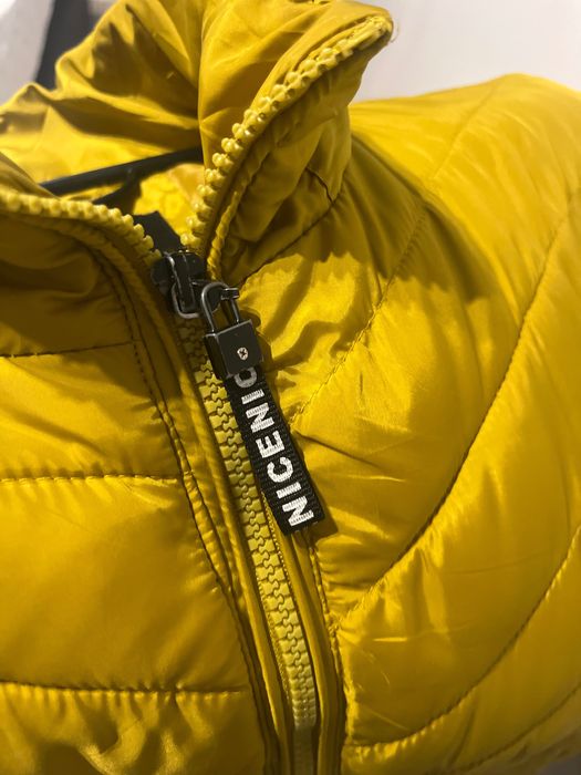 Дамско есенно яке – жълт цвят