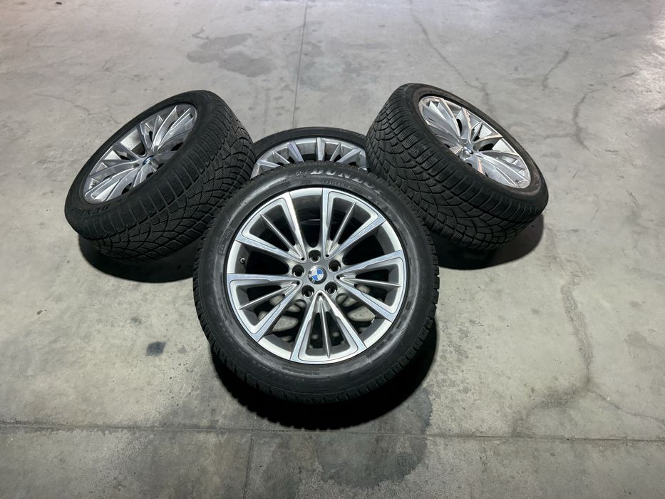 Jante aliaj BMW G30 G11 G12 r18 + anvelope iarna