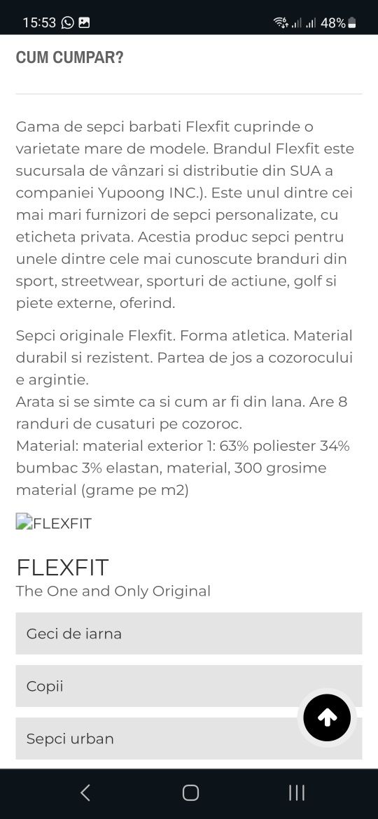 Yupoong Flexfit - sepci lucru /  vanatoare / pescuit / airsoft. Masura