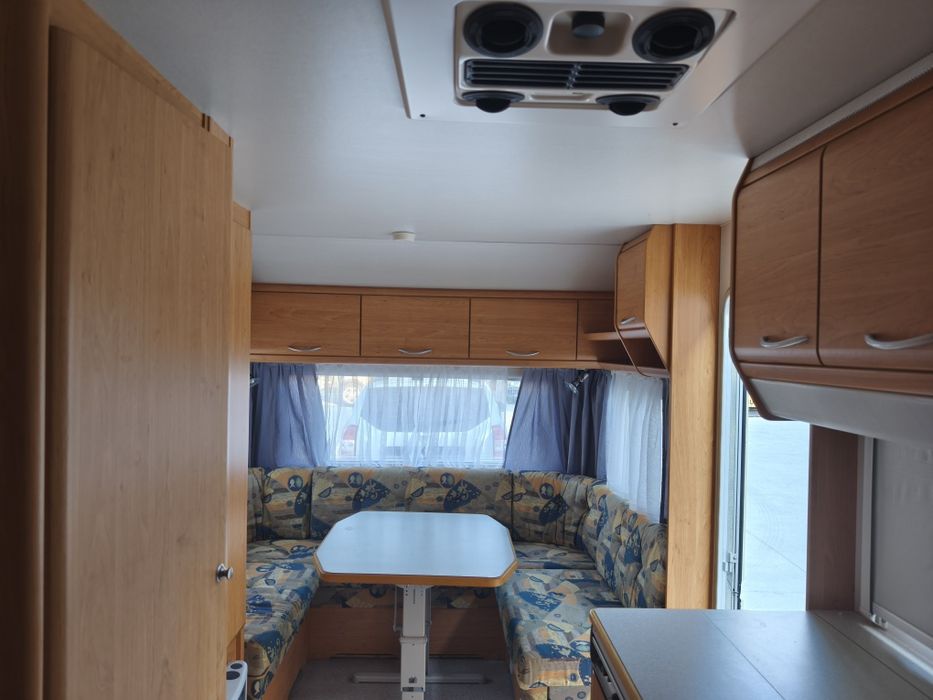 Rulotă Knaus 6 locuri, 1999, AC, cort, toaletă, încălzire, impecabilă