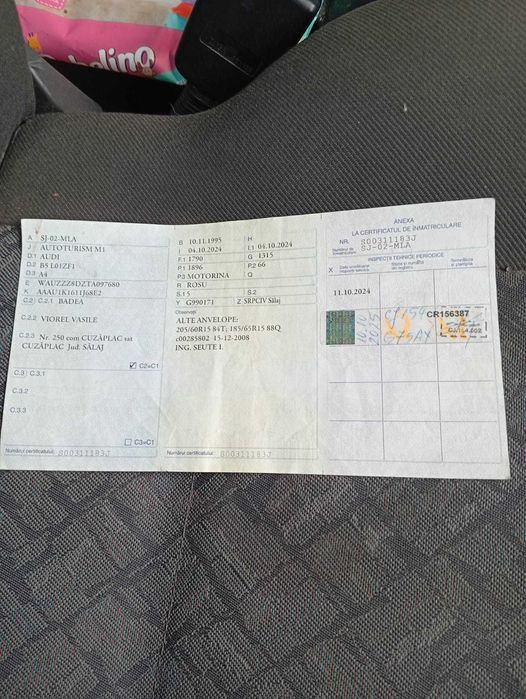 Audi 80 1.9 TDI – 1995 – 400€ NEGOCIABIL