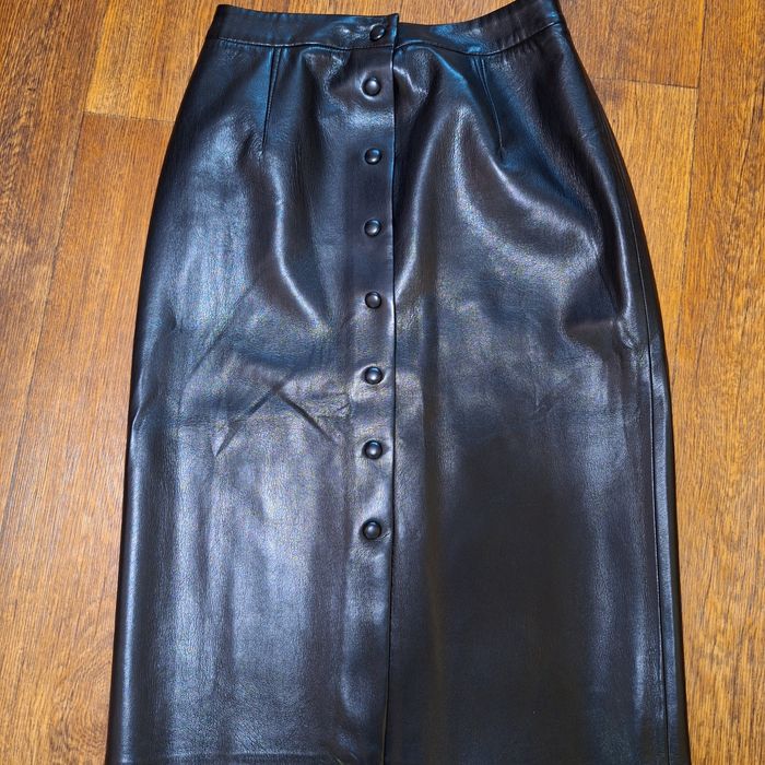 Юбка кож и кофта бу
