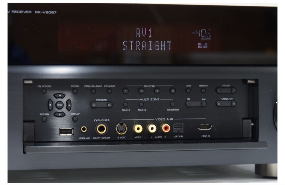 Yamaha RX-V2067 490w 9.2 зона 2 и 3 receiver