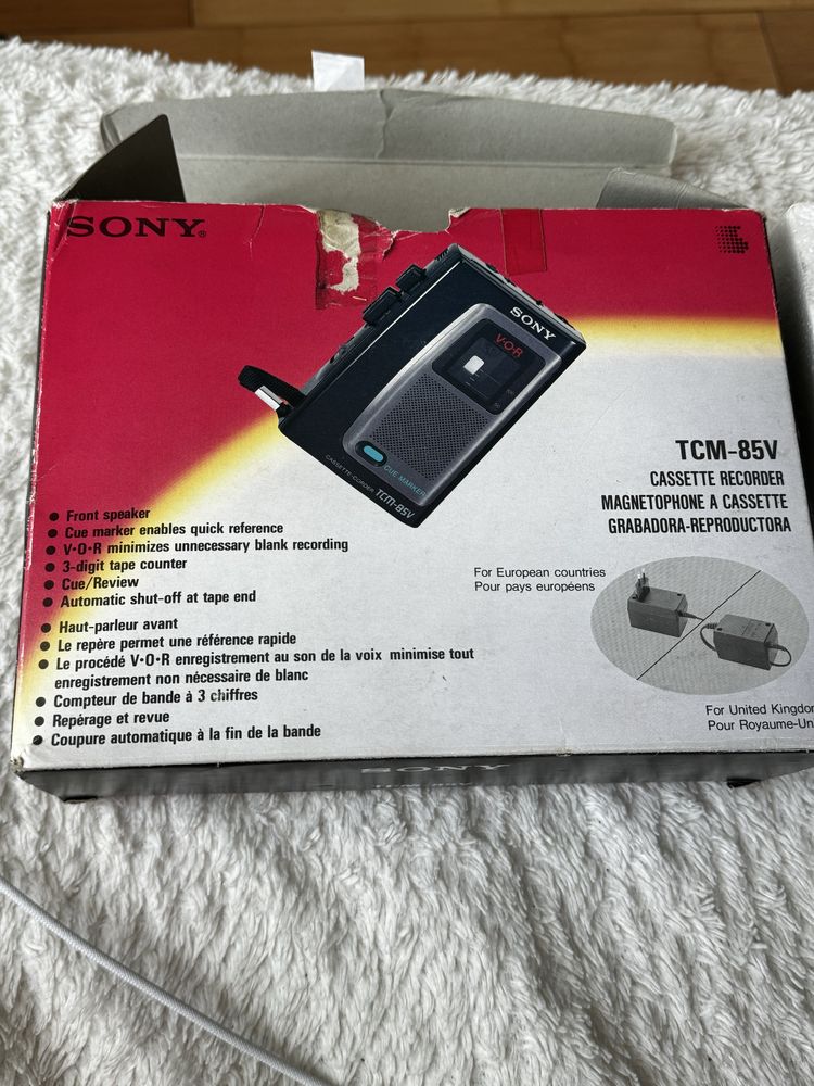 Reportofon Sony Tcm-85v vintage!