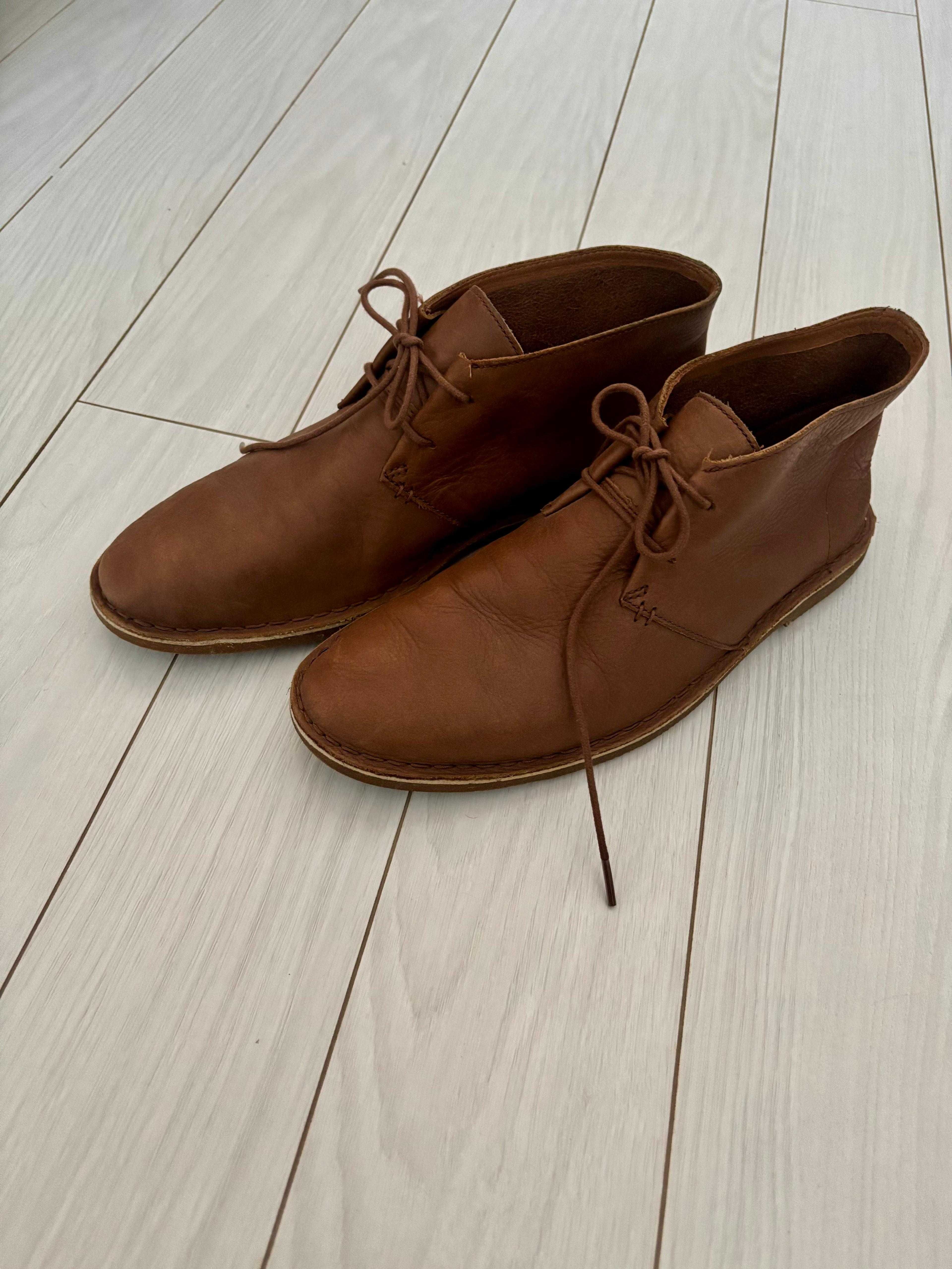 Pantofi Clarks Original Desert Soft Brown Leather boots