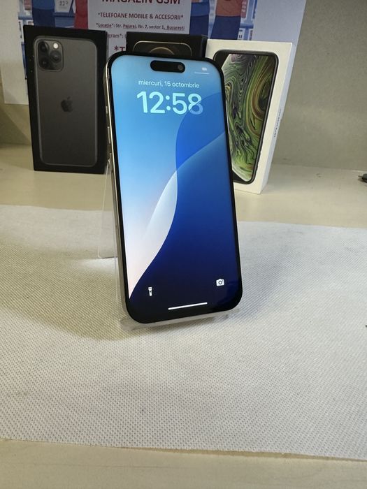 Iphone 15 pro / 128 gb / garantie / LA REDUCERE